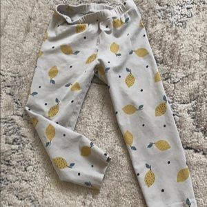 Lemon print pants super cute size 18 m